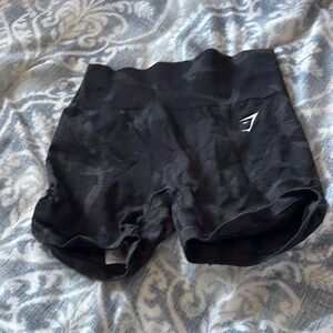 Gymshark Black Camo Athletic Shorts